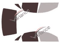Plantilla de acristalamiento - Kit 3/4 trasero - Holden Viva (1) Sedán 4 puertas (2002 - 2010) Plantilla de acristalamiento - Kit 3/4 trasero - Holden Viva (1) Sedán 4 puertas (2002 - 2010)