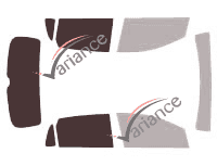 Glazing template - kit 3/4 rear - Volkswagen Polo (5) 5 portes (2009 - 2017) Glazing template - kit 3/4 rear - Volkswagen Polo (5) 5 portes (2009 - 2017)