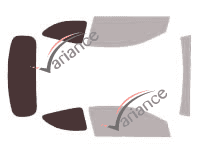 Glazing template - kit 3/4 rear - Hyundai i20 (1) 3 (2009 - 2015 doors ) Glazing template - kit 3/4 rear - Hyundai i20 (1) 3 (2009 - 2015 doors )