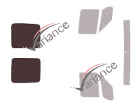 Plantilla de acristalamiento - Kit 3/4 trasero - Citroën Jumper (1) Furgoneta elevada de 4 puertas (1994 - 2006) Plantilla de acristalamiento - Kit 3/4 trasero - Citroën Jumper (1) Furgoneta elevada de 4 puertas (1994 - 2006)
