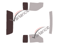 Gabarit vitrage - kit 3/4 arrière - Ford F-Series (11) Extended Cab Pick-up 2 portes (2003 - 2008)