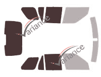 Schablone Verglasung - Kit 3/4 hinten - Land Rover Range Rover Sport (1) Sport 5 Türen (2005 - 2010) Schablone Verglasung - Kit 3/4 hinten - Land Rover Range Rover Sport (1) Sport 5 Türen (2005 - 2010)