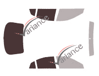 Sagoma di vetratura - kit 3/4 posteriore - Mazda 6 (1) 5 porte (2001 - 2007)