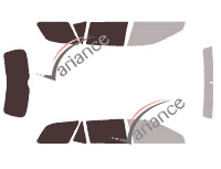 Dima di vetratura - Kit 3/4 posteriore - Mazda 6 (1) Estate 5 porte (2001 - 2008)