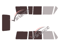 Glazing template - 3/4 rear kit - Mitsubishi Montero (1) 5 doors (1982 - 1991) Glazing template - 3/4 rear kit - Mitsubishi Montero (1) 5 doors (1982 - 1991)