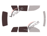 Glazing template - 3/4 rear kit - Mitsubishi Outlander (1) 5 doors (2001 - 2007) Glazing template - 3/4 rear kit - Mitsubishi Outlander (1) 5 doors (2001 - 2007)