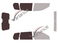 Glazing template - 3/4 rear kit - Mitsubishi Space-Star (1) Star 5 doors (1998 - 2006) Glazing template - 3/4 rear kit - Mitsubishi Space-Star (1) Star 5 doors (1998 - 2006)