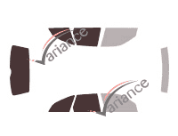 Mascherina per vetri - Kit 3/4 posteriore - Seat Ibiza (2) 5 porte (1999 - 2002) Mascherina per vetri - Kit 3/4 posteriore - Seat Ibiza (2) 5 porte (1999 - 2002)