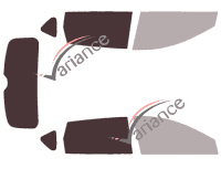Mascherina per vetri - Kit 3/4 posteriore - Dongfeng MX5 5 porte (2016 - 2017) Mascherina per vetri - Kit 3/4 posteriore - Dongfeng MX5 5 porte (2016 - 2017)