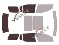 Glazing template - 3/4 rear kit - Gmc Acadia (2) 5 doors (2017 - 2023) Glazing template - 3/4 rear kit - Gmc Acadia (2) 5 doors (2017 - 2023)
