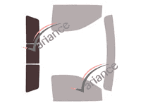 Glazing template - 3/4 rear kit - Gmc 1500 Sierra (5) Single Cab Pick-up 2 doors (since 2019) Glazing template - 3/4 rear kit - Gmc 1500 Sierra (5) Single Cab Pick-up 2 doors (since 2019)