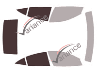 Sagoma di vetratura - Kit 3/4 posteriore - Karma Revero (1) berlina 4 porte (2018 - 2023) Sagoma di vetratura - Kit 3/4 posteriore - Karma Revero (1) berlina 4 porte (2018 - 2023)