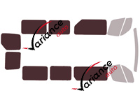 Glazing template - 3/4 rear kit - Renault Master (3) L3 5 doors (2010 - 2024) Glazing template - 3/4 rear kit - Renault Master (3) L3 5 doors (2010 - 2024)