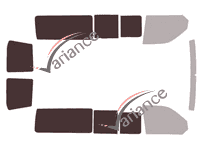 Glazing template - 3/4 rear kit - Volkswagen Transporter T6 (6) Long 5 doors (since 2015) Glazing template - 3/4 rear kit - Volkswagen Transporter T6 (6) Long 5 doors (since 2015)