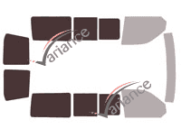 Glazing template - 3/4 rear kit - Volkswagen Transporter T6 (6) Short 6 doors (since 2015) Glazing template - 3/4 rear kit - Volkswagen Transporter T6 (6) Short 6 doors (since 2015)