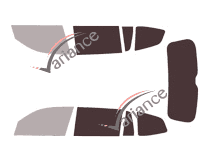 Glazing template - 3/4 rear kit - Volkswagen Atlas (1) 5 doors (since 2017) Glazing template - 3/4 rear kit - Volkswagen Atlas (1) 5 doors (since 2017)