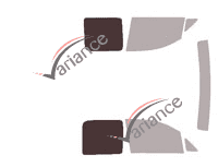 Glazing template - 3/4 rear kit - Volkswagen Caddy (4) Utility 4/5/6 doors (2016 - 2020) Glazing template - 3/4 rear kit - Volkswagen Caddy (4) Utility 4/5/6 doors (2016 - 2020)