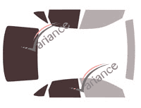 Glazing template - 3/4 rear kit - Volkswagen Jetta (7) 4-door sedan (since 2018) Glazing template - 3/4 rear kit - Volkswagen Jetta (7) 4-door sedan (since 2018)