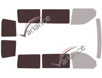Plantilla de acristalamiento - Kit 3/4 trasero - Volkswagen Transporter T6 (6) Corto 6 puertas (desde 2015) Plantilla de acristalamiento - Kit 3/4 trasero - Volkswagen Transporter T6 (6) Corto 6 puertas (desde 2015)