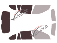 Glazing template - 3/4 rear kit - Bmw X1 / iX1 (2) 5-door (2015 - 2022) Glazing template - 3/4 rear kit - Bmw X1 / iX1 (2) 5-door (2015 - 2022)