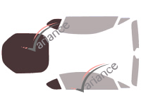 Glazing template - 3/4 rear kit - Bmw i8 (1) Coupe 2 portes (2014 - 2020) Glazing template - 3/4 rear kit - Bmw i8 (1) Coupe 2 portes (2014 - 2020)