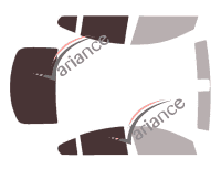 Gabarit vitrage - kit 3/4 arrière - Buick Regal (5) Berline 4 portes (2008 - 2016)