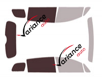 Glazing template - 3/4 rear kit - Byd E6 (1) 5-door (since 2023) Glazing template - 3/4 rear kit - Byd E6 (1) 5-door (since 2023)