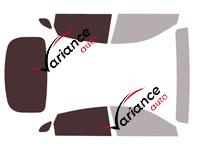 Mascherina per vetri - Kit 3/4 posteriore - Changan CS85 (1) 5 porte (dal 2021) Mascherina per vetri - Kit 3/4 posteriore - Changan CS85 (1) 5 porte (dal 2021)