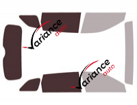 Plantilla de acristalamiento - Kit trasero 3/4 - Changan CS75 (1) Plus 5 puertas (desde 2019) Plantilla de acristalamiento - Kit trasero 3/4 - Changan CS75 (1) Plus 5 puertas (desde 2019)