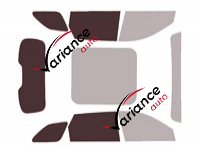 Plantilla de acristalamiento - Kit 3/4 trasero - Changan X-7 (1) 5 puertas (desde 2023) Plantilla de acristalamiento - Kit 3/4 trasero - Changan X-7 (1) 5 puertas (desde 2023)