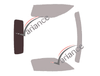 Plantilla de acristalamiento - Kit 3/4 trasero - Chevrolet Corvette (7) C7 Cabriolet 2 puertas (2014 - 2020)