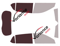 Plantilla de acristalamiento - Kit trasero 3/4 - Chevrolet Groove (1) 5 puertas (desde 2022)