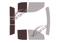 Glazing template - 3/4 rear kit - Gmc 1500 Sierra (5) Double Cab Pick-up 4 doors (since 2019) Glazing template - 3/4 rear kit - Gmc 1500 Sierra (5) Double Cab Pick-up 4 doors (since 2019)