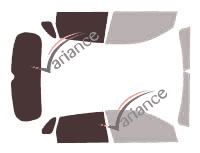 Glazing template - 3/4 rear kit - Citroën C4 (2) Air-Cross 5 doors (2012 - 2017) Glazing template - 3/4 rear kit - Citroën C4 (2) Air-Cross 5 doors (2012 - 2017)