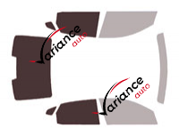 Glazing template - 3/4 rear kit - Citroën C4 (1) 4-door sedan (since 2020) Glazing template - 3/4 rear kit - Citroën C4 (1) 4-door sedan (since 2020)