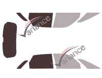 Glazing template - 3/4 rear kit - Citroën C4 (2) Picasso 5-door (2013 - 2022) Glazing template - 3/4 rear kit - Citroën C4 (2) Picasso 5-door (2013 - 2022)