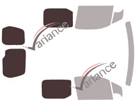 Glazing template - 3/4 rear kit - Citroën Berlingo (3) 6-door van (since 2018) Glazing template - 3/4 rear kit - Citroën Berlingo (3) 6-door van (since 2018)