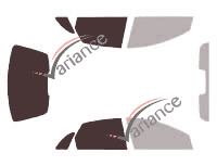 Glazing template - 3/4 rear kit - Citroën C5 (1) (phase 2) 5 doors (2005 - 2008) Glazing template - 3/4 rear kit - Citroën C5 (1) (phase 2) 5 doors (2005 - 2008)