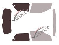 Glazing template - 3/4 rear kit - Citroën Cactus (2) 5 doors (2018 - 2021) Glazing template - 3/4 rear kit - Citroën Cactus (2) 5 doors (2018 - 2021)