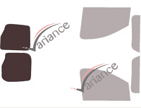 Mascherina per vetri - Kit 3/4 posteriore - Peugeot Expert (2) Utility 4/5/6 porte (2007 - 2017) Mascherina per vetri - Kit 3/4 posteriore - Peugeot Expert (2) Utility 4/5/6 porte (2007 - 2017)