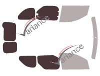Mascherina per vetri - Kit 3/4 posteriore - Renault Dokker (1) 5 porte (2013 - 2020) Mascherina per vetri - Kit 3/4 posteriore - Renault Dokker (1) 5 porte (2013 - 2020)