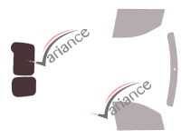 Plantilla de acristalamiento - Kit 3/4 trasero - Renault Dokker (1) Furgón 3 puertas (2013 - 2020) Plantilla de acristalamiento - Kit 3/4 trasero - Renault Dokker (1) Furgón 3 puertas (2013 - 2020)