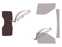 Plantilla de acristalamiento - Kit trasero 3/4 - Fiat Doblo (2) Utilitario 4/5 puertas (2009 - 2022) Plantilla de acristalamiento - Kit trasero 3/4 - Fiat Doblo (2) Utilitario 4/5 puertas (2009 - 2022)