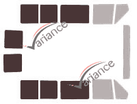 Gabarit vitrage - kit 3/4 arrière - Renault Trafic (1) 5 portes (1982 - 2001) Gabarit vitrage - kit 3/4 arrière - Renault Trafic (1) 5 portes (1982 - 2001)