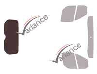 Plantilla de acristalamiento - Kit 3/4 trasero - Ford Custom Transit (1) Utilitario 4/5 puertas (2014 - 2023) Plantilla de acristalamiento - Kit 3/4 trasero - Ford Custom Transit (1) Utilitario 4/5 puertas (2014 - 2023)