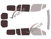 Plantilla de acristalamiento - Kit 3/4 trasero - Ford Grand Tourneo (2) Connect 6 puertas (2014 - 2024) Plantilla de acristalamiento - Kit 3/4 trasero - Ford Grand Tourneo (2) Connect 6 puertas (2014 - 2024)