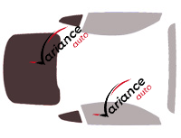 Glazing template - kit 3/4 rear - Ford Mustang (6) Coupe 2 portes (2015 - 2023)