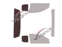 Glazing template - 3/4 rear kit - Mazda BT-50 (2) Super Cab Pick-Up 4-door (2012 - 2020) Glazing template - 3/4 rear kit - Mazda BT-50 (2) Super Cab Pick-Up 4-door (2012 - 2020)