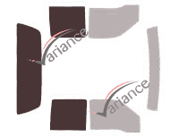 Glazing template - 3/4 rear kit - Ford Super Duty Pick-up 4-door (2008 - 2011) Glazing template - 3/4 rear kit - Ford Super Duty Pick-up 4-door (2008 - 2011)