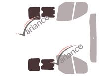 Gabarit vitrage - kit 3/4 arrière - Ford Custom Transit (1) Utilitaire 5/6 portes (2014 - 2023) Gabarit vitrage - kit 3/4 arrière - Ford Custom Transit (1) Utilitaire 5/6 portes (2014 - 2023)